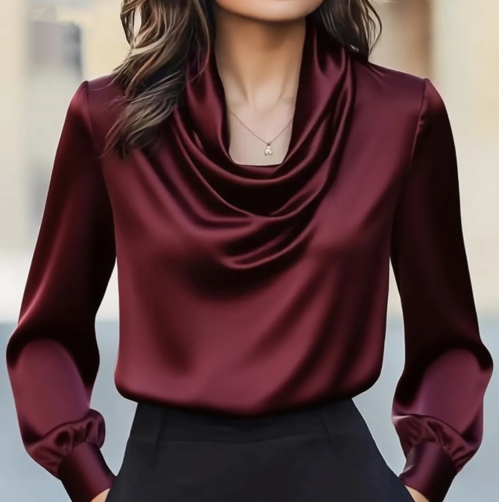Осенняя модная элегантная одно – обзор и цена Shirt Camp Collar