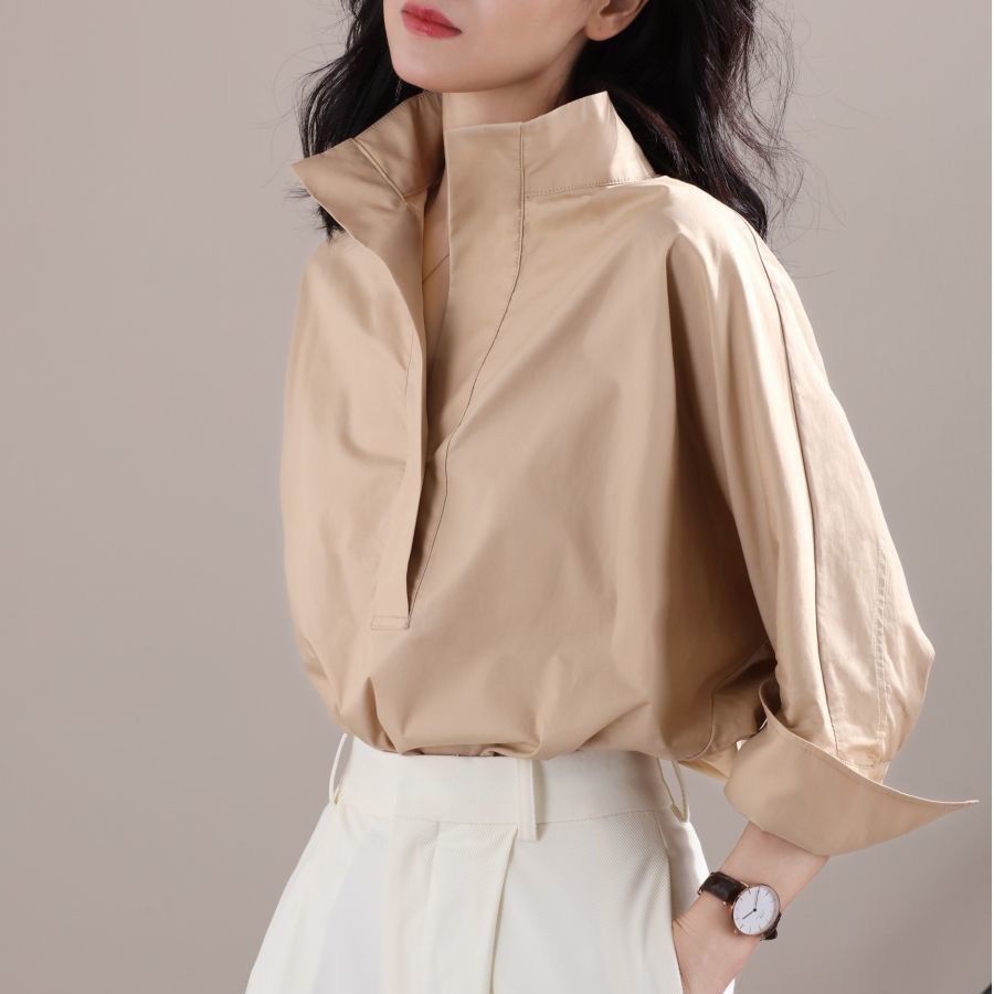 Женская свободная блузка без р – обзор и цена Shirt Camp Collar